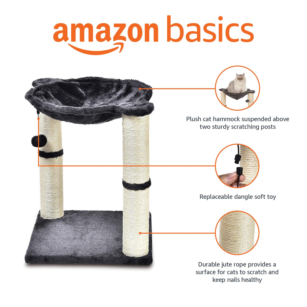 Cat Condo Tower with Hammock Bed and Scratching Posts A7248