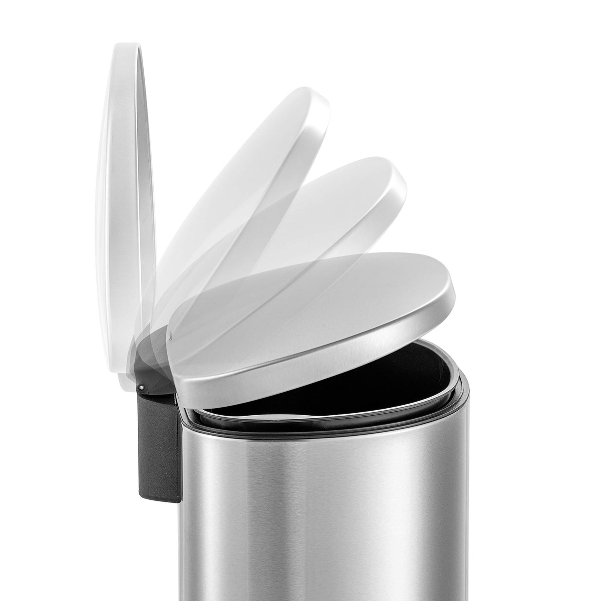 50L Stainless Steel Trash Can with Soft Close Lid B57148