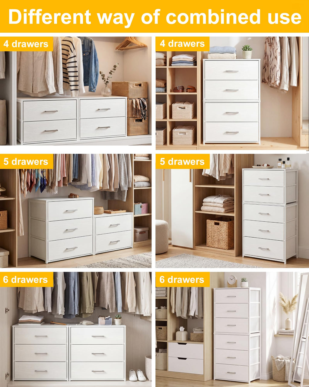 3 Drawers Dresser H91903