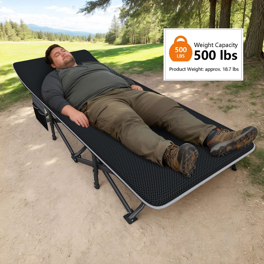 31.5" Wide Camping Cot with Pad O725271