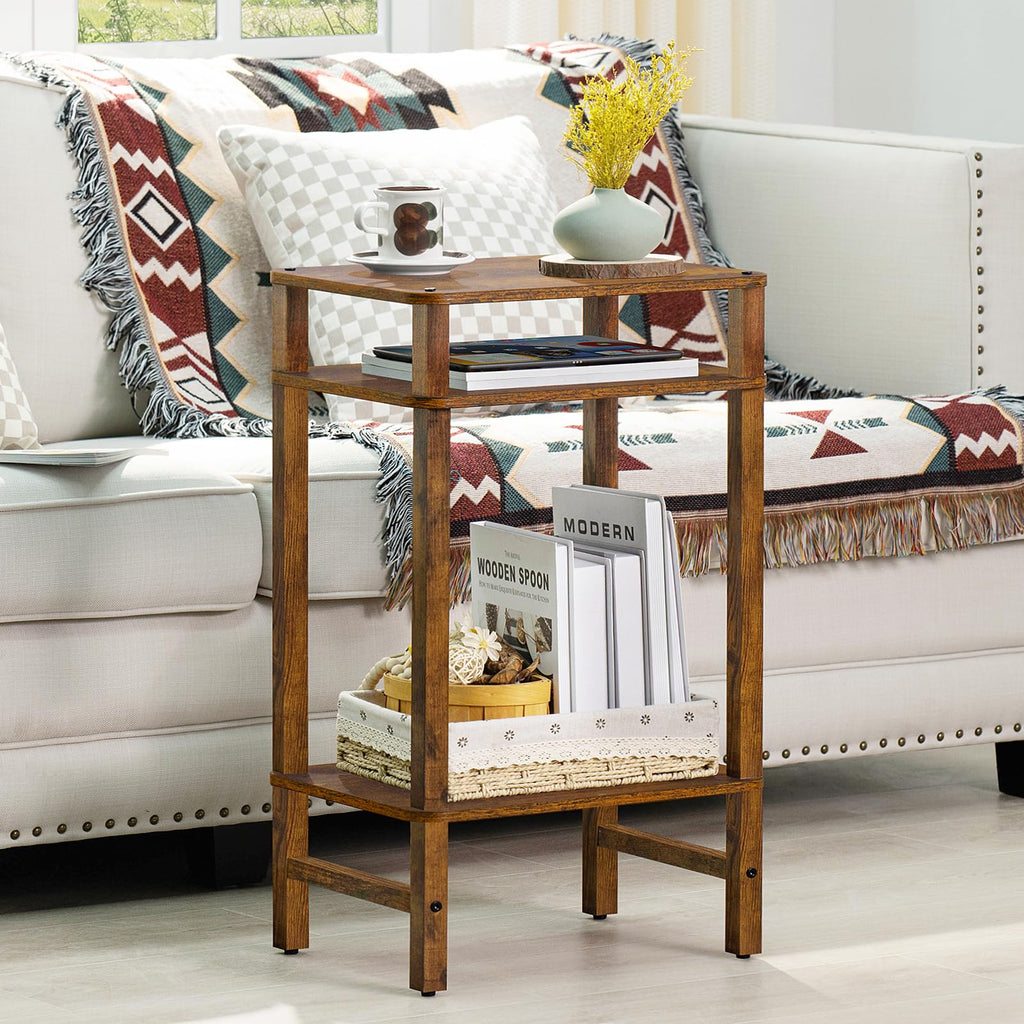 Brown Industrial End Tables E41581