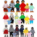 Wooden Dollhouse Family Set 23 Pieces K5223
