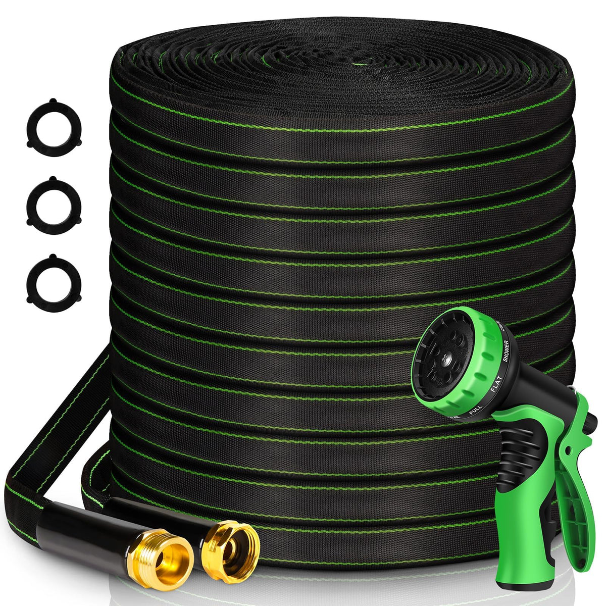 100 ft Heavy Duty Non-Expandable Garden Hose T935628