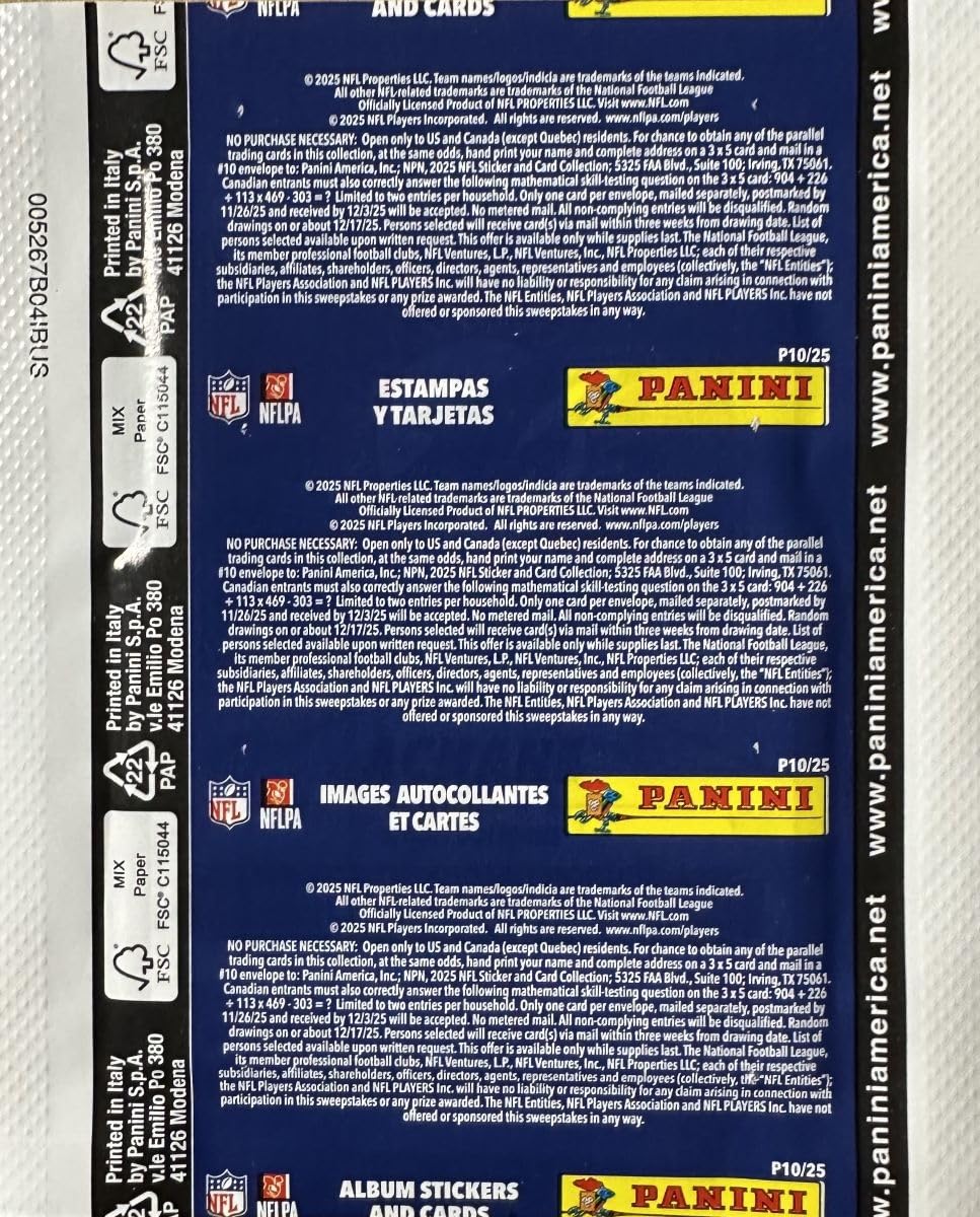 Football Sticker Collection Unopened Box with 50 Packs F27928