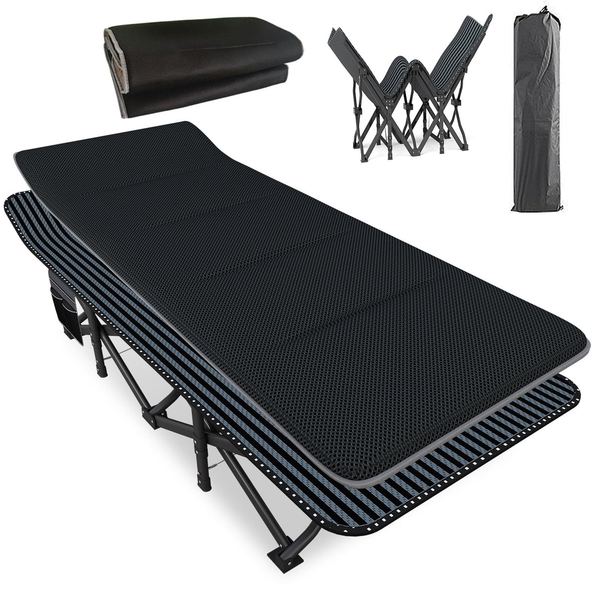 31.5" Wide Camping Cot with Pad O725271
