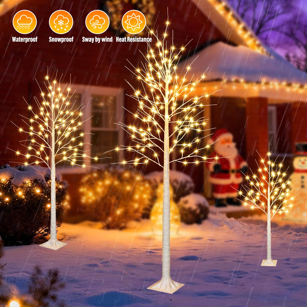 8FT 132LED Prelit Artificial Christmas Tree U509864
