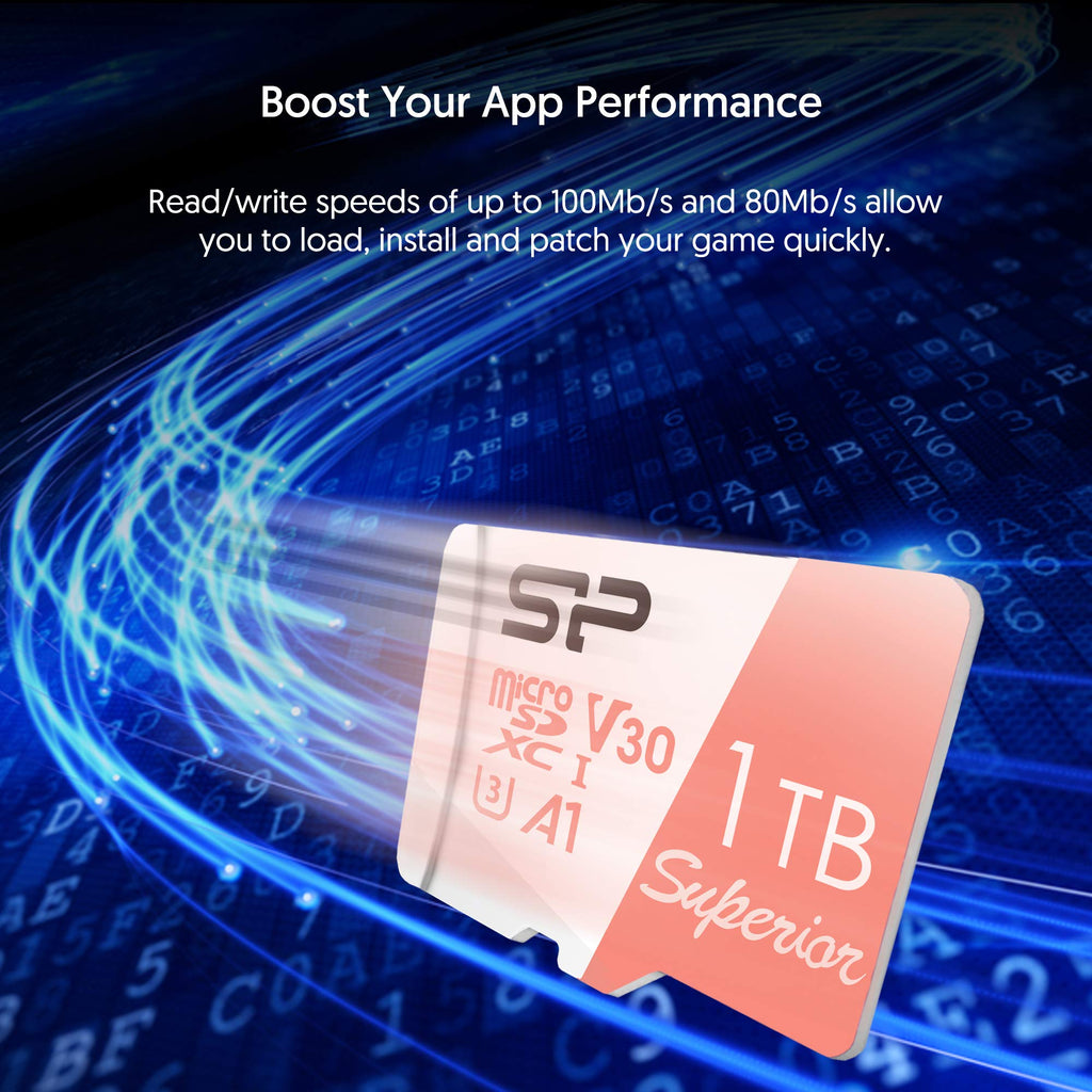 1TB Micro SD Card U3 SDXC Memory Card with Adapter X2215