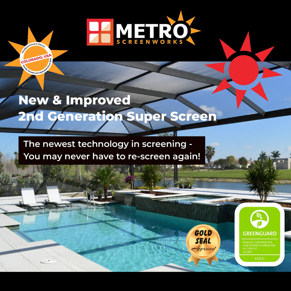 Insect Screen 17/14 Mesh 48 in x 25 ft C25893