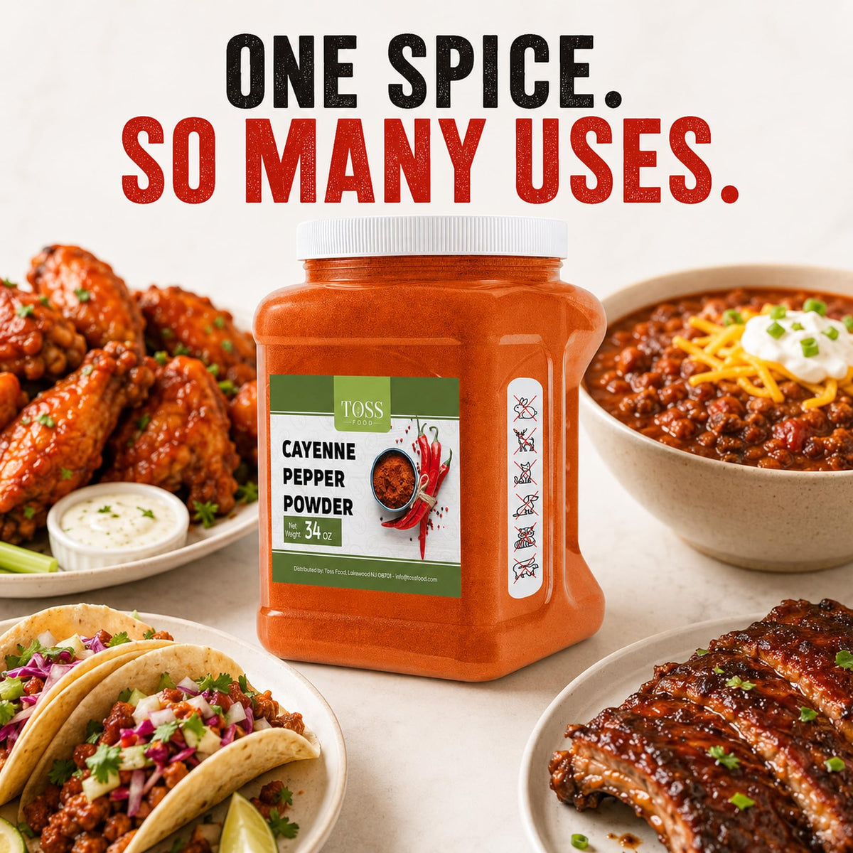 Cayenne Pepper Powder 34 Oz H99640