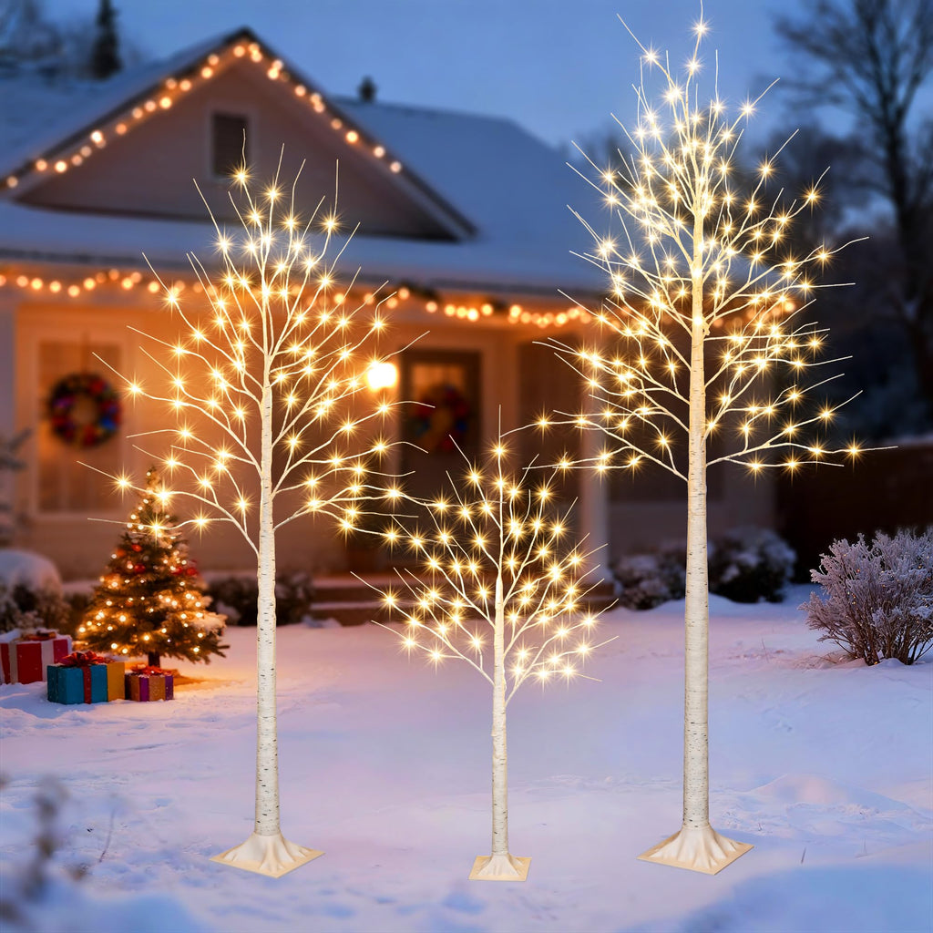 8FT 132LED Prelit Artificial Christmas Tree U509864