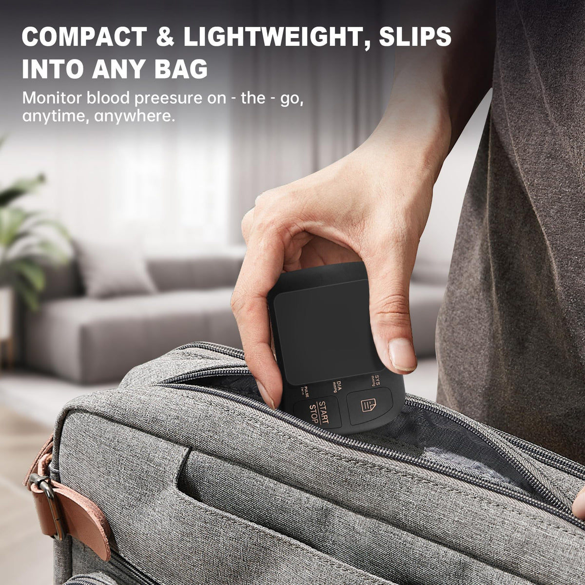 Blood Pressure Monitor Bluetooth with Carrying Case, Black Y874