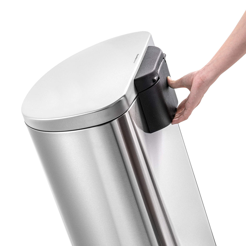 50L Stainless Steel Trash Can with Soft Close Lid B57148
