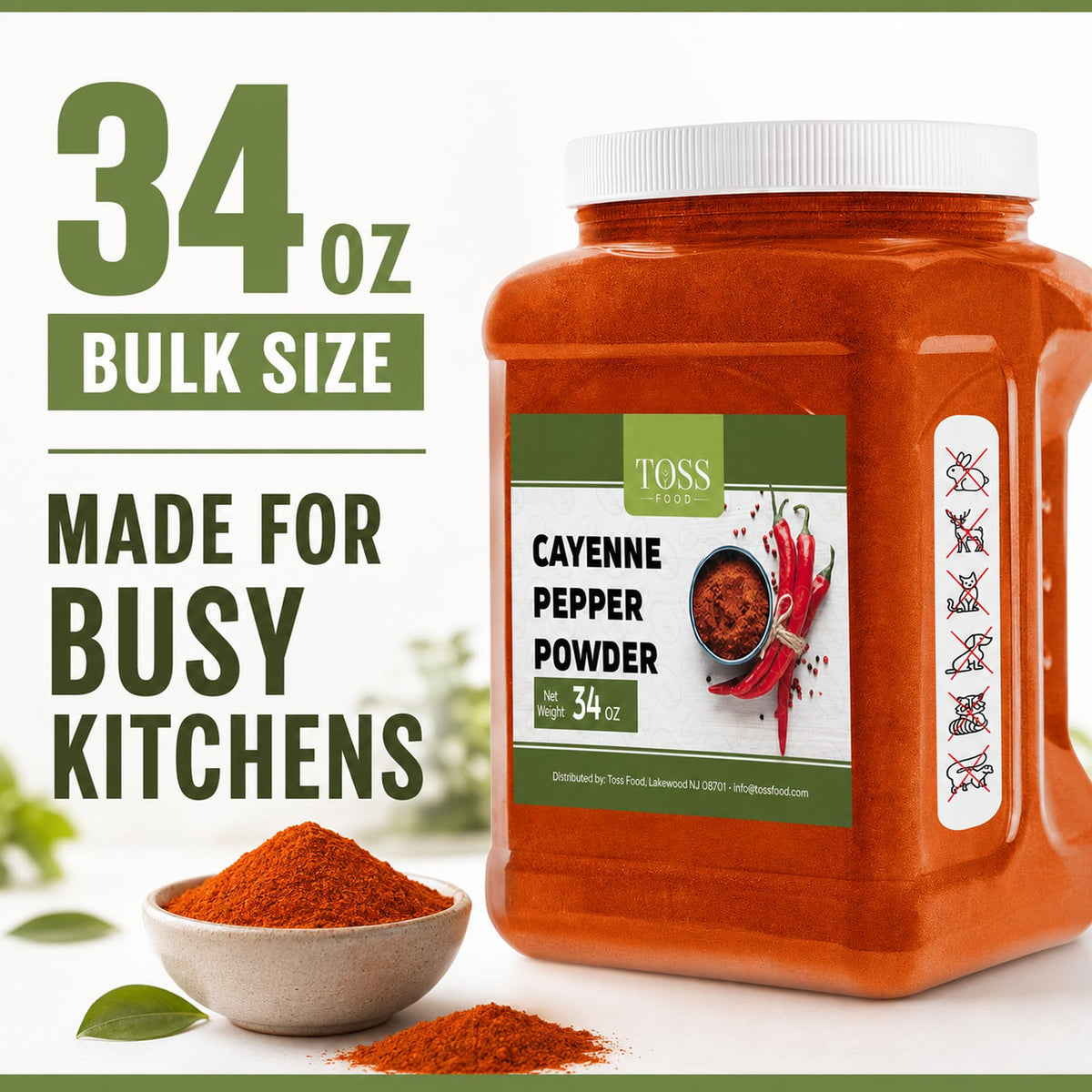 Cayenne Pepper Powder 34 Oz H99640