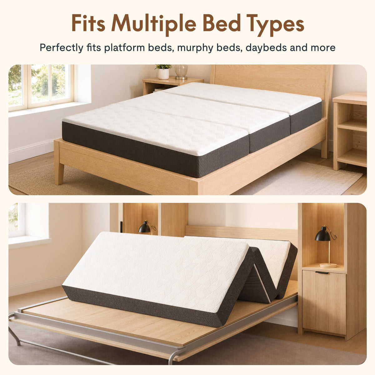 6" Full Tri-Fold Mattress X928