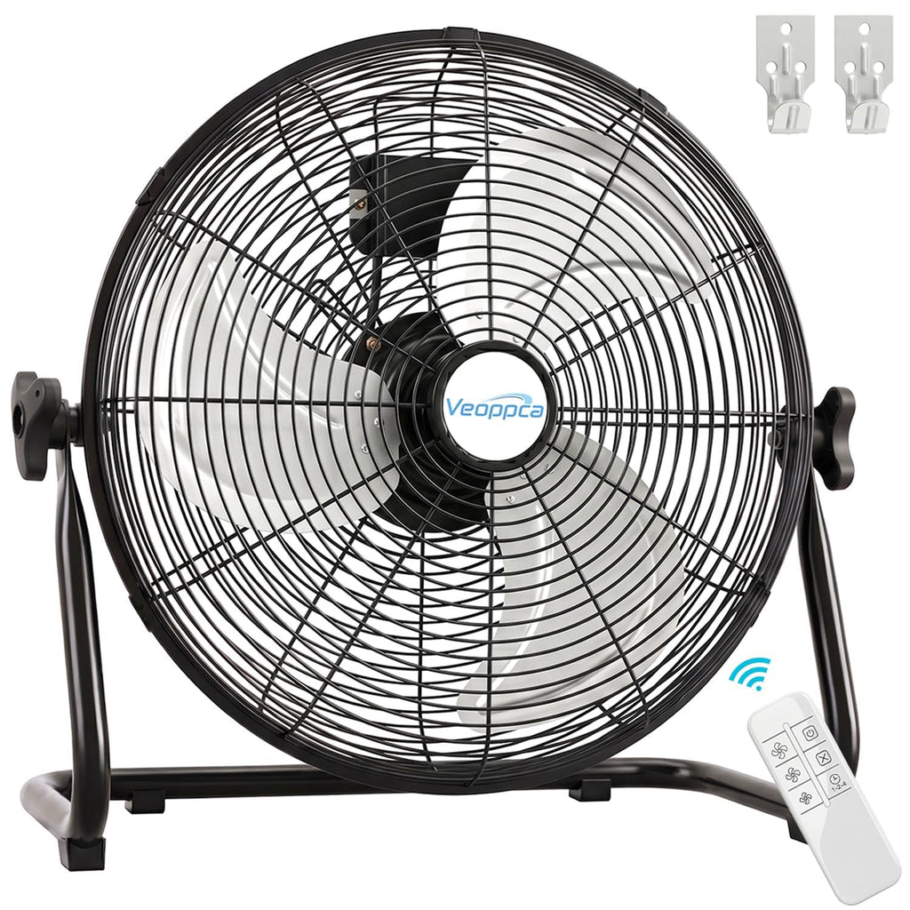 18" Industrial High Velocity Floor Fan with Remote U4386