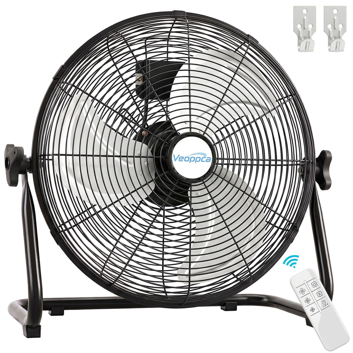18" Industrial High Velocity Floor Fan with Remote U4386