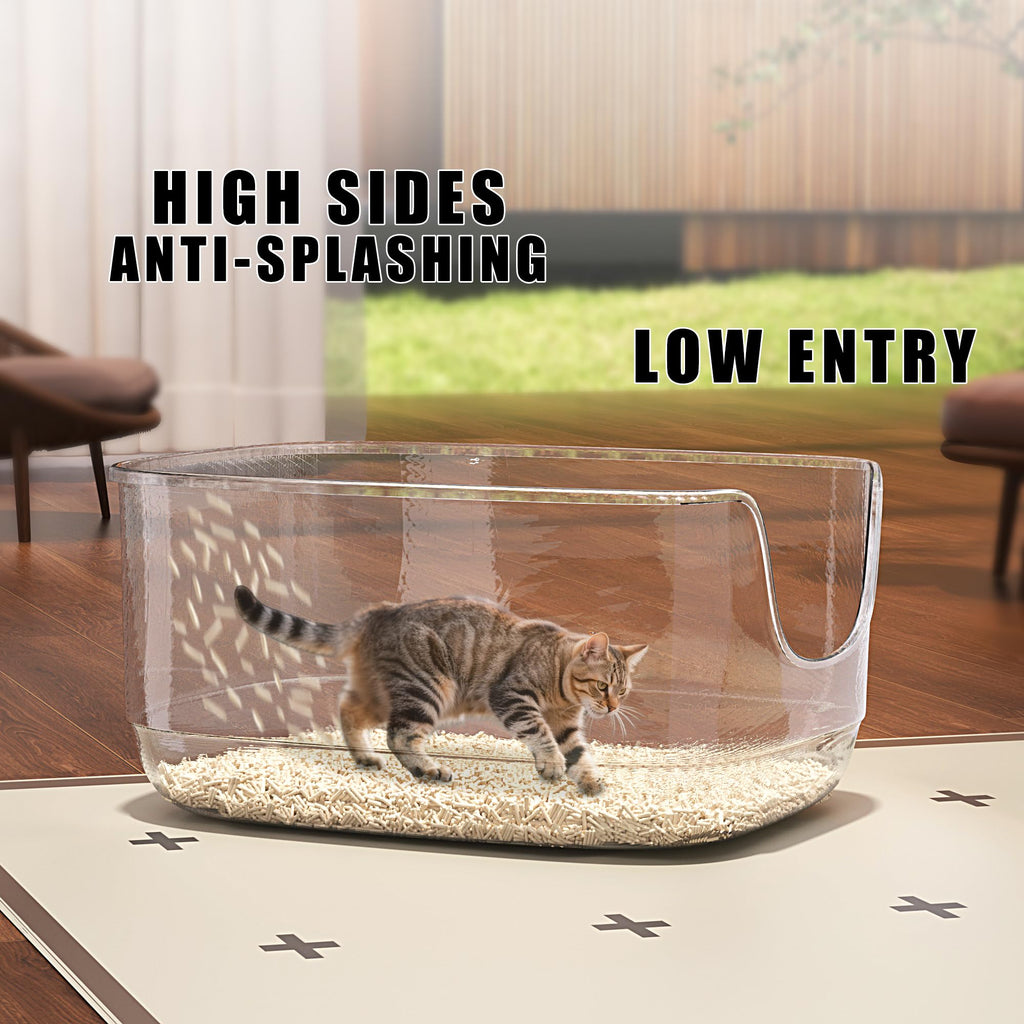 Large High Sided Anti-Splashing Cat Litter Box G182