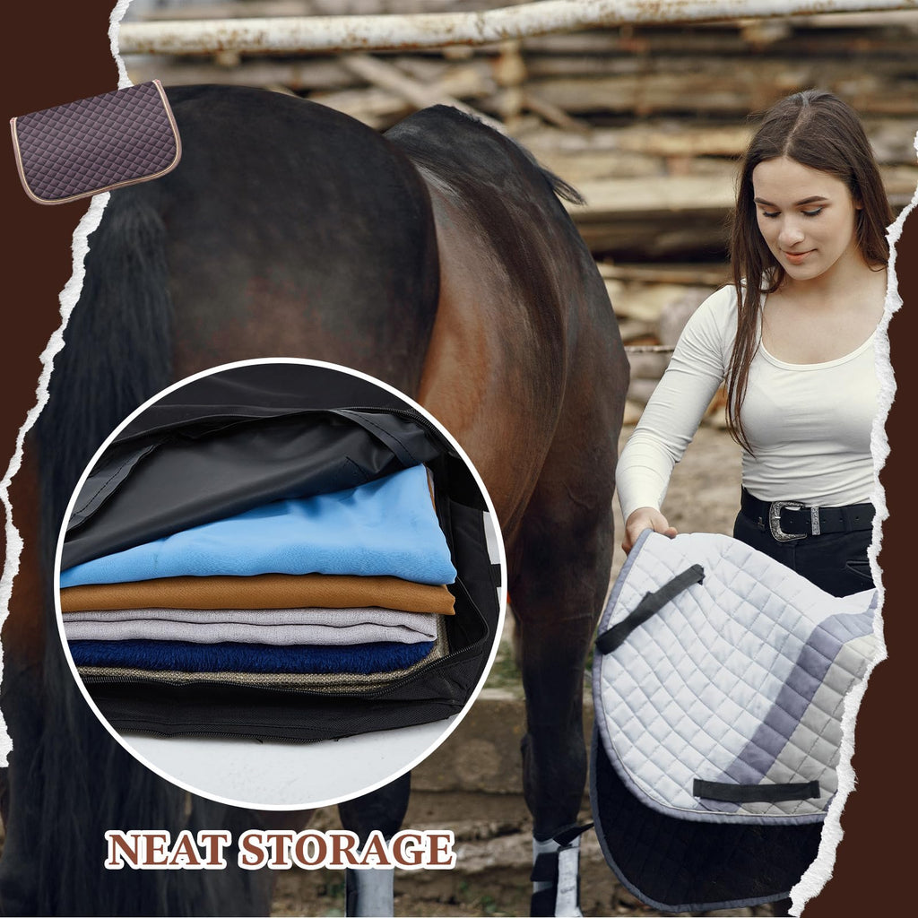 Saddle Pad Bag with Multiple Compartments J707