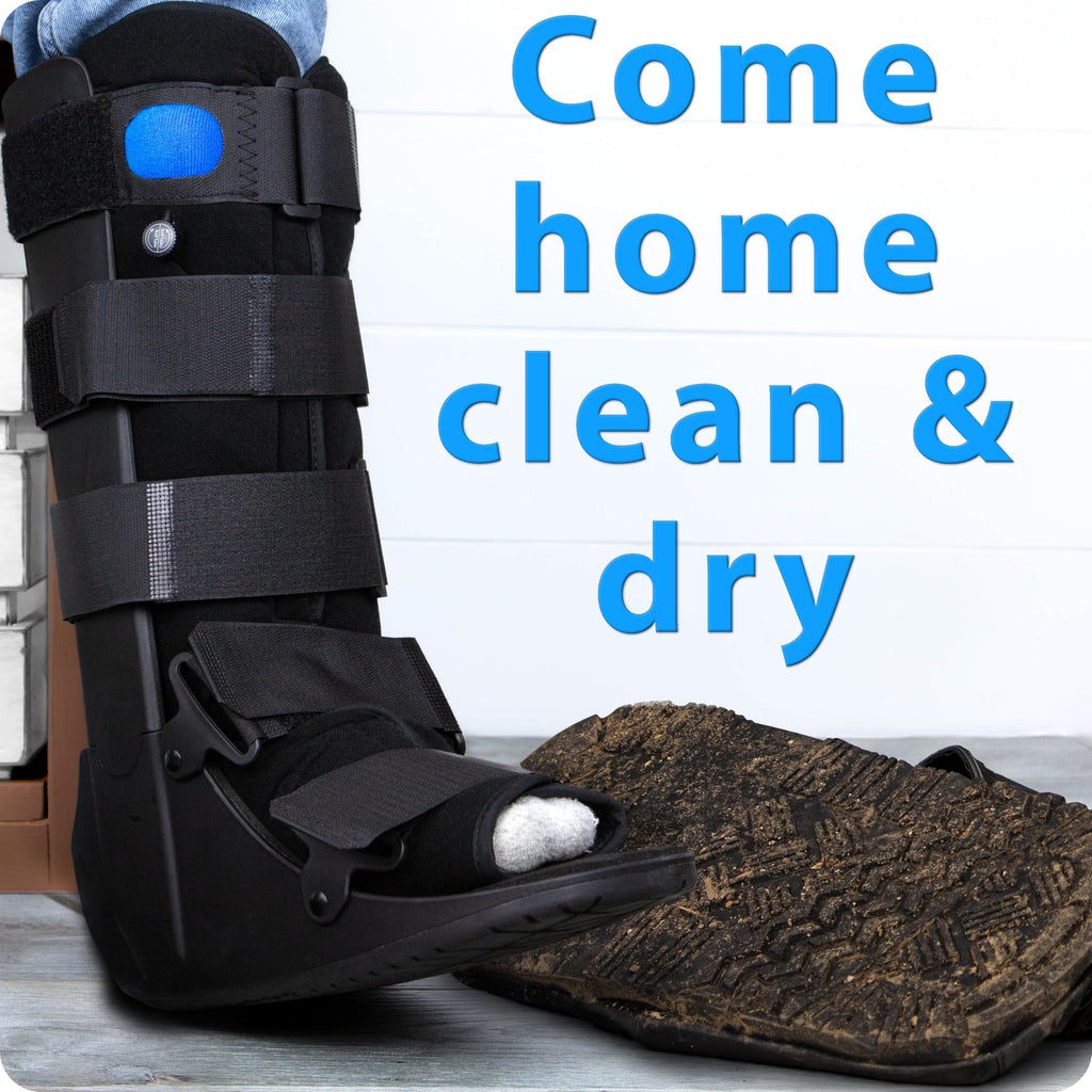 Water Resistant Walking Boot Cover with Anti-Slip Sole T760447