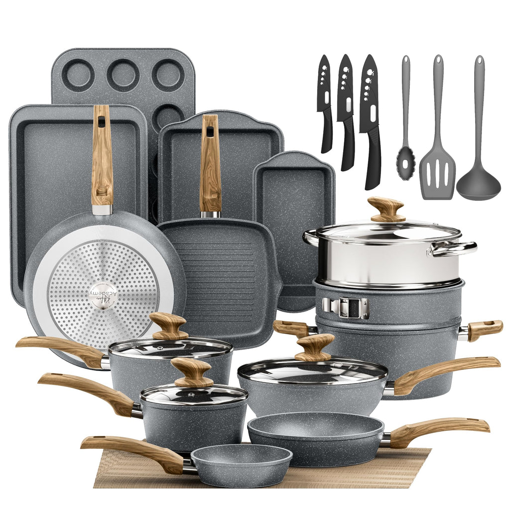 30 Piece Nonstick Cookware Set J420