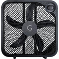 20" Box Fan, 3 Settings, Carry Handle, Black S843563
