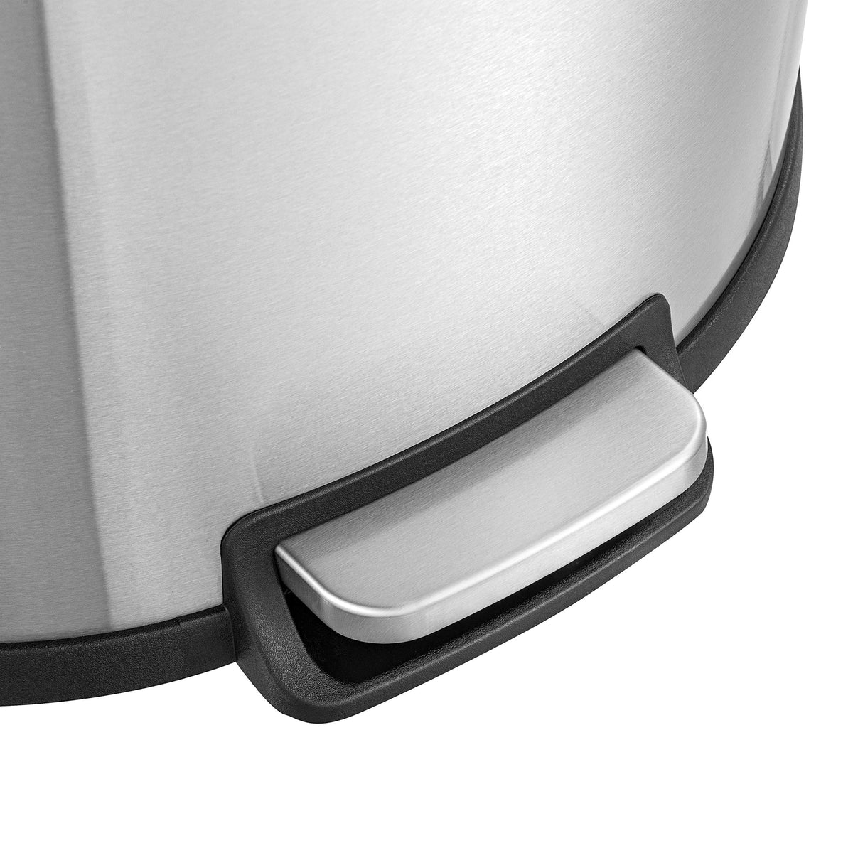 50L Stainless Steel Trash Can with Soft Close Lid B57148